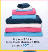 Clicks Loose Towels-Each