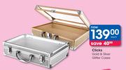 Clicks Gold & Silver Gillter Cases-Each
