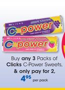 Clicks C-Power Sweets-Per Pack