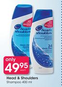 Head & Shoulders Shampoo-400ml Each