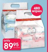 Clicks Made 4 Baby 240 Baby Wipes-Per Pack