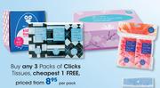 Clicks Tissues-Per Pack