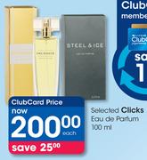 Clicks Eau de Parfum-100ml Each