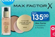Max Factor Foundations-Each