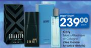 Coty Men's Aftershave Or Cologne-Each