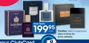Yardley Men's Fragrances-Each