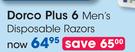 Dorco Plus 6 Men's Disposable Razors-Per Pack