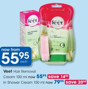 Veet Hair Removal Cream-100ml Each