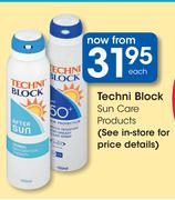 Techni Block Sun Care Products-Each