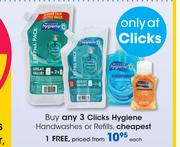Clicks Hygiene Handwashes Or Refills-Each