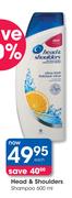 Head & Shoulders Shampoo-600ml Each