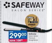 Safeway titanium straightener discount
