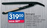 Remington Ceramic Straight 230 Straightener S3500-Each