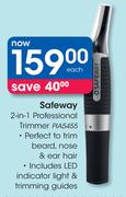 Safeway 2-In-1 Professional Trimmer PIA5455-Each