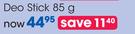 Mennen 24/7 Speed Deo Stick-85g Each