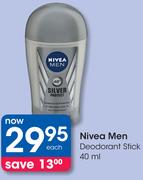 Nivea Men Deodorant Stick-40ml Each