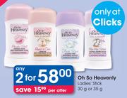 Oh So Heavenly Ladies Stick-2x30g Or 35g