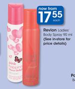 Revlon Ladies’ Body Spray-90ml Each