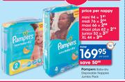 Pampers Baby Dry Disposable Nappies Jumbo Pack-Per Pack