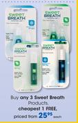 Sweet Breath Products-Each