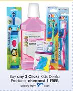 Clicks Kids Dental Products-Each