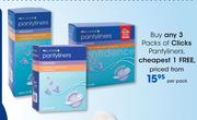 Clicks Pantyliners-Per Pack