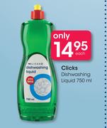 Clicks Dishwashing Liquid-750ml Each