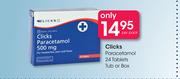 Clicks Paracetamol 24 Tablets Tub Or Box-Per Pack