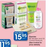 Garnier BB, Micellar & Oil Control Products-Each