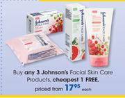Johnson's Facial Skin Care Products-Each