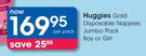 Huggies Gold Disposable Nappies Jumbo Pack Boy Or Girl-Per Pack