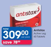 Antistax Active Leg-60 Tablets Per Pack
