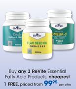 ReVite Essential Fatty Acid Products-Per Offer