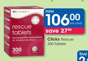 Clicks Rescue-300 Tablets