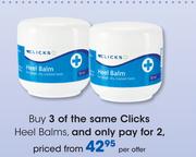 Clicks Heel Balms-Per Offer