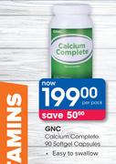 GNC Calcium Complete 90 Softgel Capsules-Per Pack