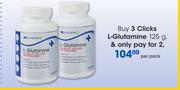 Clicks L-Glutamine-125g Per Pack
