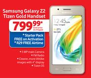 Samsung Galaxy Z2 Tizen Gold Handset