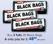 Tuffy 20 Black Bags-Per Pack