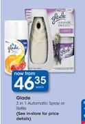 Glade 3 In 1 Automatic Spray Or Refills-Each