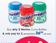 Mentos Curvy Bottles-Per Pack