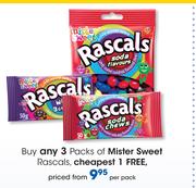 Mister Sweets Rascals-Per Pack
