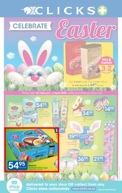 Clicks : Celebrate Easter (22 Feb - 2 Apr 2018), page 1