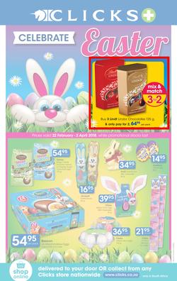 Clicks : Celebrate Easter (22 Feb - 2 Apr 2018), page 1