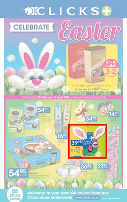 Clicks : Celebrate Easter (22 Feb - 2 Apr 2018), page 1