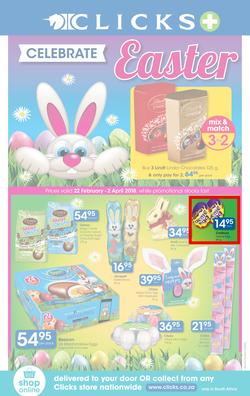 Clicks : Celebrate Easter (22 Feb - 2 Apr 2018), page 1