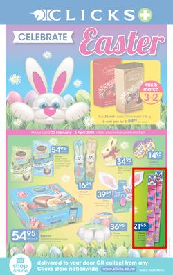 Clicks : Celebrate Easter (22 Feb - 2 Apr 2018), page 1
