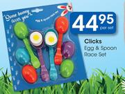 Clicks Egg & Spoon Race Set-Per Set