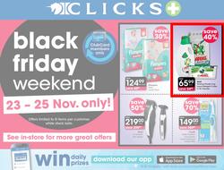 Clicks : Black Friday (23 Nov - 25 Nov 2018), page 1