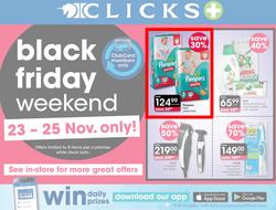 Clicks : Black Friday (23 Nov - 25 Nov 2018), page 1